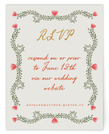 Chantilly RSVP Online Enclosure Cards