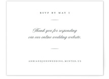 Together Always RSVP Online Enclosure Cards