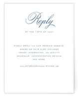 Marenza RSVP Online Enclosure Cards