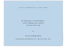 Tarte Tatin RSVP Online Enclosure Cards