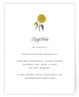 botanical cameo RSVP Online Enclosure Cards