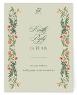 Garden Heirloom RSVP Online Enclosure Cards