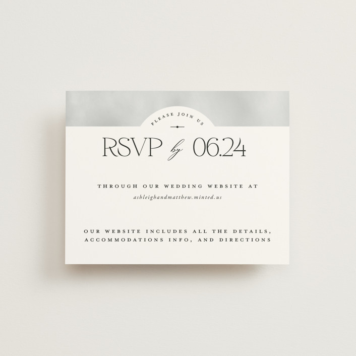 Panoramic RSVP Online Enclosure Cards by Heather Schertzer Minted