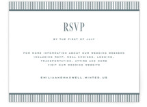 Modern Stripes RSVP Online Enclosure Cards