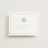 Hydrangea bloom RSVP Online Enclosure Cards