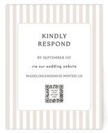 Classic Stripe RSVP Online Enclosure Cards