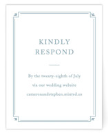 Fleur Corner RSVP Online Enclosure Cards