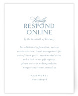 Coastal Charm RSVP Online Enclosure Cards