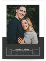 Downtown Chic Retired Save The Date Cards