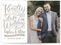 Handlettered Love Retired Save The Date Cards