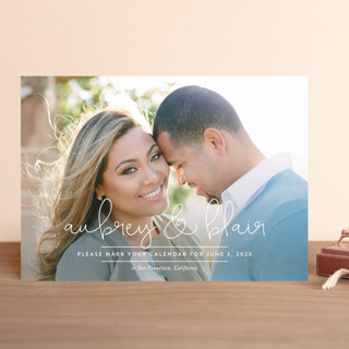 sitting in a tree Retired Save The Date Cards