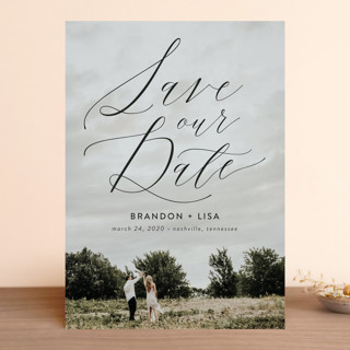 Flowing Love Retired Save The Date Cards