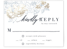 Lush Garden Foil-Pressed RSVP Cards