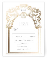 Mirror Foil-Pressed RSVP Cards