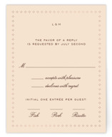Sweet Fancy Foil-Pressed RSVP Cards