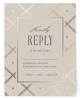 Foil-Pressed RSVP Cards