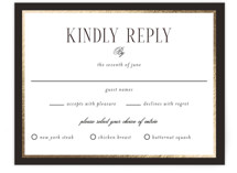 Flouriishing Foil-Pressed RSVP Cards