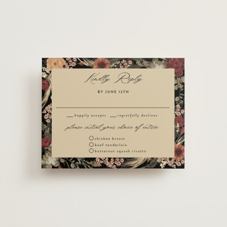 Botanical Edge Foil-Pressed RSVP Cards