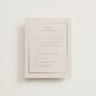 Shraddha Foil-Pressed RSVP Cards