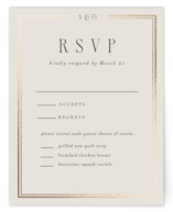 Foil-Pressed RSVP Cards