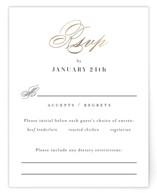 Foil-Pressed RSVP Cards