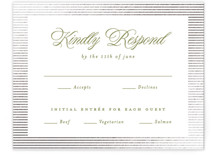 museo Foil-Pressed RSVP Cards