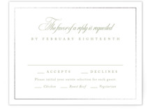 Greenwood Foil-Pressed RSVP Cards