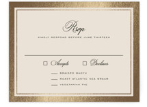 krytharaki Foil-Pressed RSVP Cards
