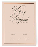 Playbill Foil-Pressed RSVP Cards