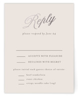 Tux Foil-Pressed RSVP Cards