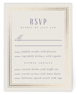 Foil-Pressed RSVP Cards