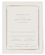 Illusion Foil-Pressed RSVP Cards