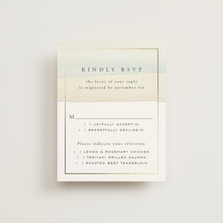Contemplate Foil-Pressed RSVP Cards