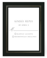 Foil-Pressed RSVP Cards