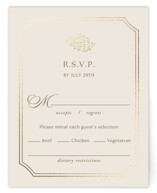 Foil-Pressed RSVP Cards