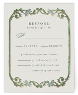 Foil-Pressed RSVP Cards