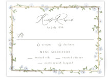 Portico Foil-Pressed RSVP Cards