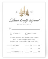 Foil-Pressed RSVP Cards