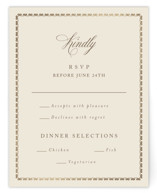 Ahlum Foil-Pressed RSVP Cards