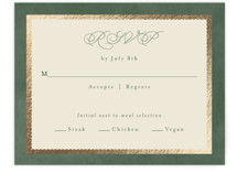 Foil-Pressed RSVP Cards