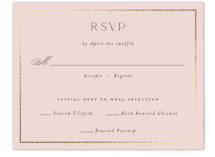 Foil-Pressed RSVP Cards