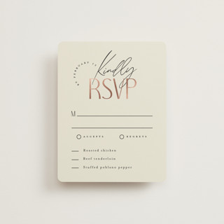 together Foil-Pressed RSVP Cards