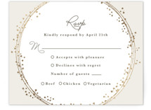 Tiara Foil-Pressed RSVP Cards