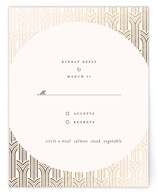 Circlet Foil-Pressed RSVP Cards