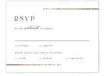 Foil-Pressed RSVP Cards