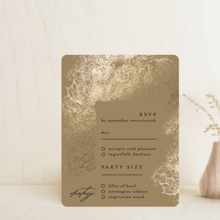 fairytale dust Foil-Pressed RSVP Cards