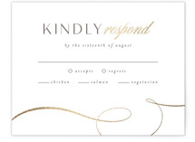 Forever And Foil-Pressed RSVP Cards