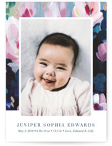 Painted Magnolia Birth Announcements