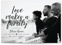 Love makes a family Birth Announcements