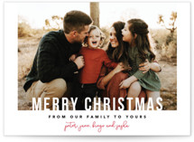 From Our Family Holiday Photo Cards